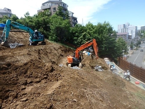 梅雨に入り、難工事になるのではと、心配です。